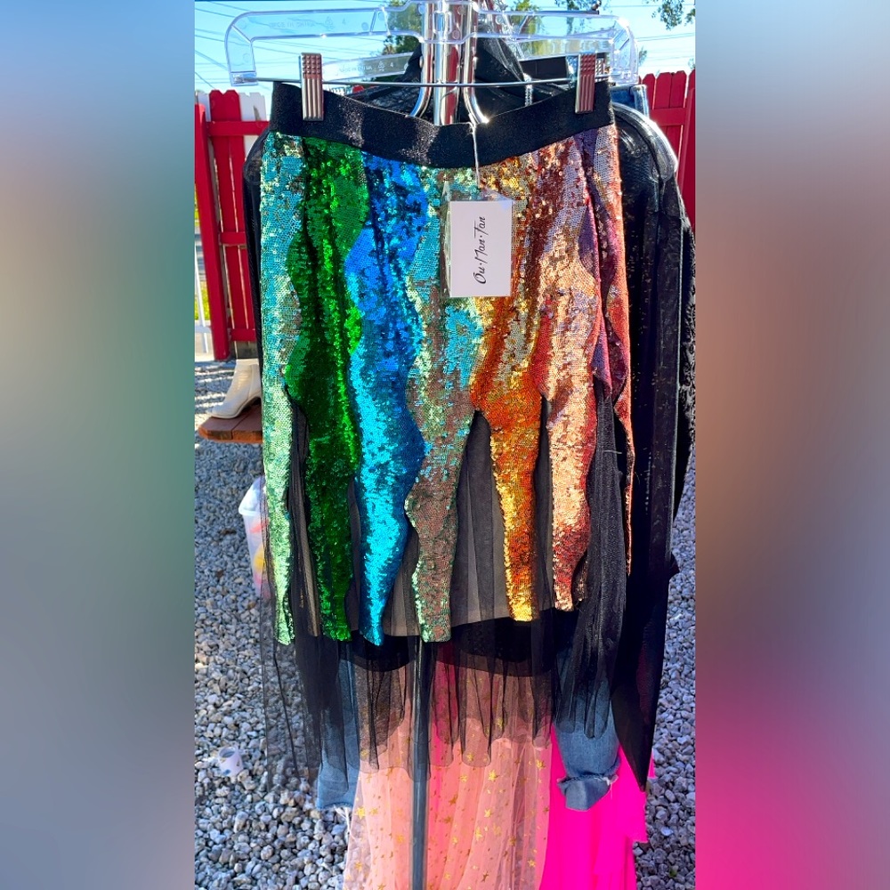 Beautiful sequins skirt